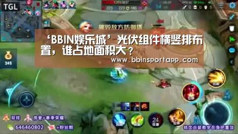 ‘BBIN娱乐城’光伏组件横竖排布置,谁占地面积大?(图2) BBIN百家乐